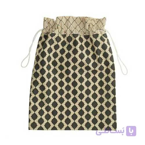 کیسه سبزی کتان رزین تاژ طرح لیمو 2عددی