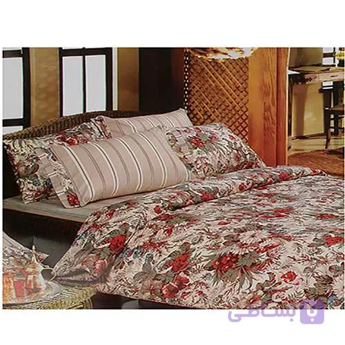 نیم ست ملحفه یکنفره عرض 90 طرح کاملیا — تصویر 1