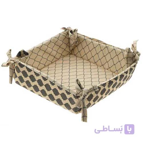 سبدنان کتان رزین تاژ طرح کندو
