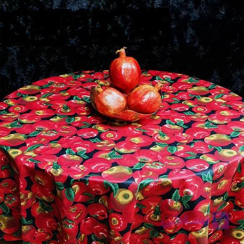 سفره پارچه ای متری طرح سیب — تصویر 1