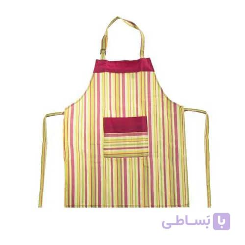 پیشبند کتان رزین تاژ طرح اسپرید آبی
