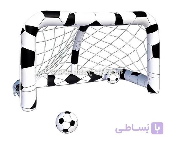 دروازه و توپ فوتبال بادی بزرگ