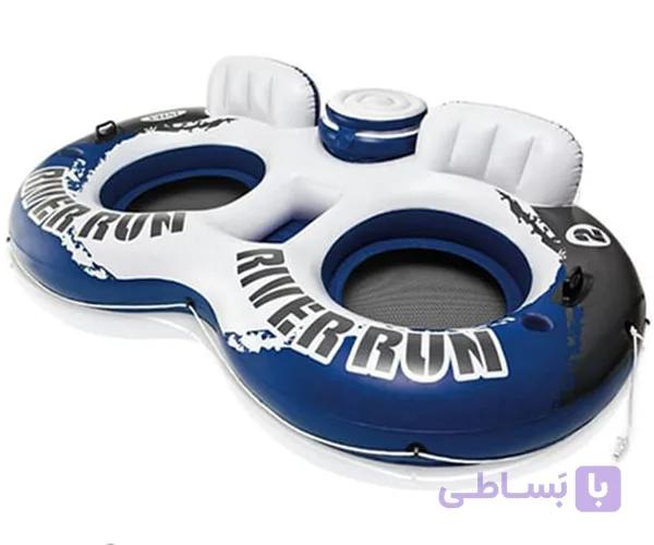تیوپ بادی دو قلو با پشتی و کلمن ریور ران
