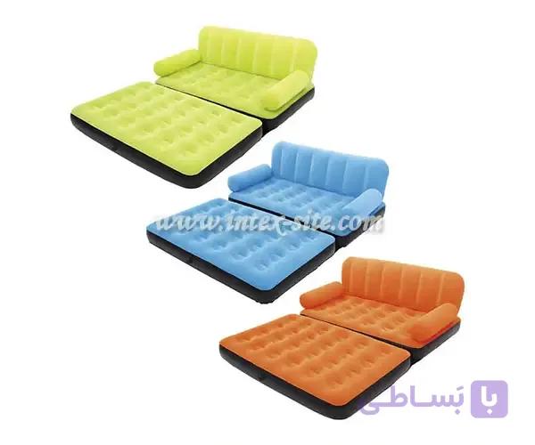 مبل بادی تختخوابشو دو نفره با پمپ برقی