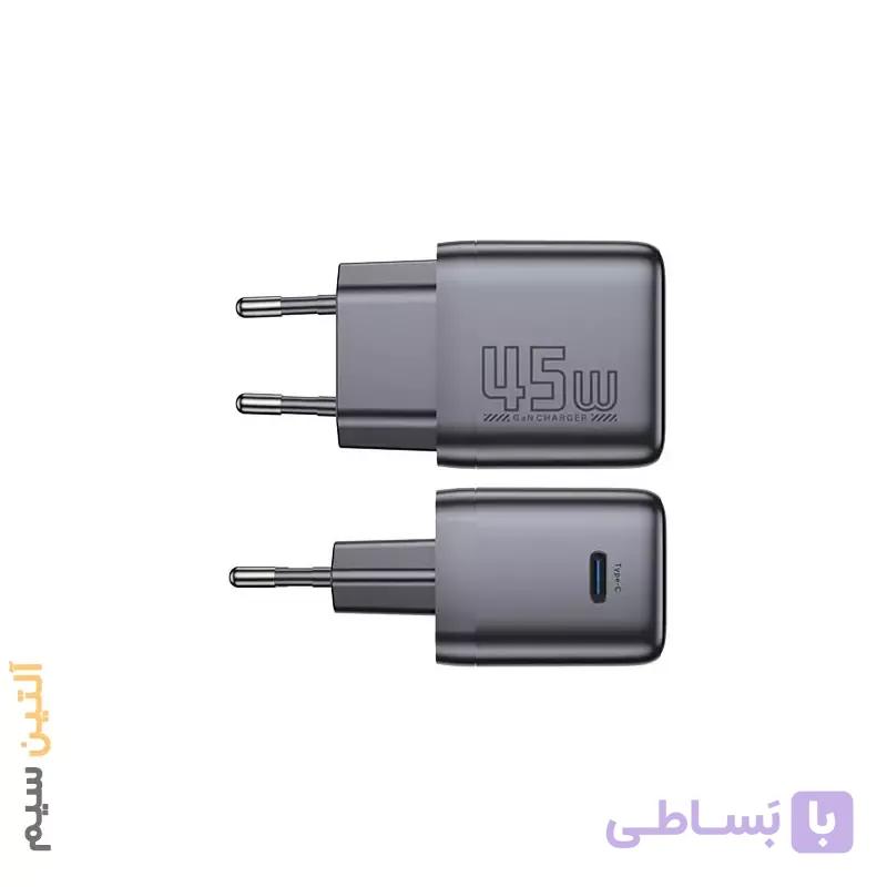 شارژر 45 واتی هوشمند دارای نمایشگر JCID EU PLUG — تصویر 1