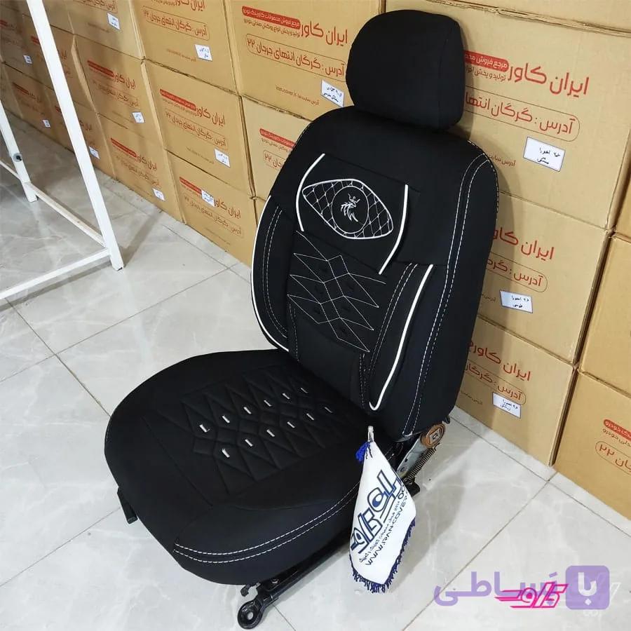 روکش صندلی برزنت سنگین کوئیک و تیبا2 طرح سوپر VIP (27303)