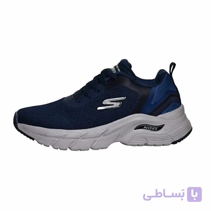 کفش پیاده روی مردانه اسکچرز مدل Navy Blue با تکنولوژی Arch Fit — تصویر 1