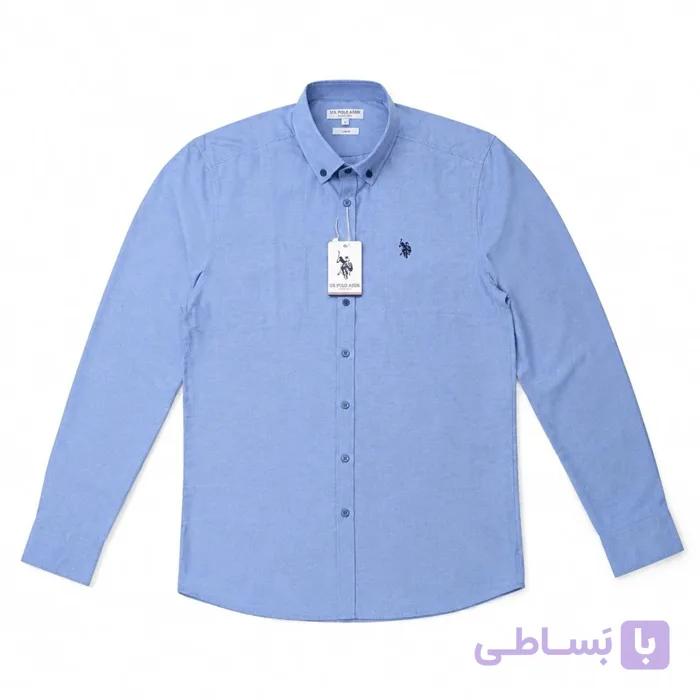 پیراهن مردانه آستین بلند U.S. Polo Assn – مدل اسلیم فیت — تصویر 1