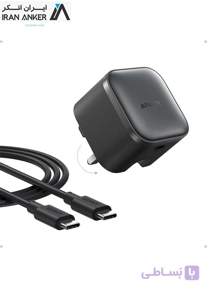 شارژر 45 وات انکر Anker Nano USB-C Charger 45W  مدل B2692 — تصویر 1
