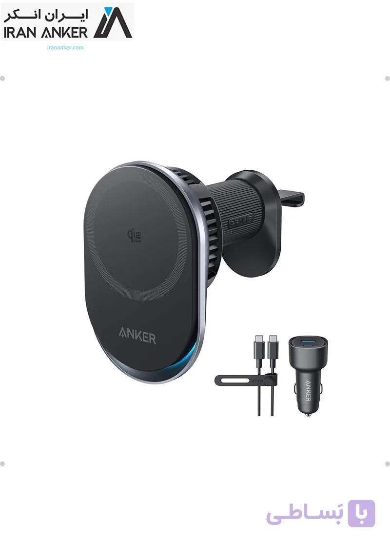 پایه نگهدارنده خودرو و شارژر بی سیم انکر مدل Anker MagGo 25W MagSafe Car Mount مدل B2933 — تصویر 1