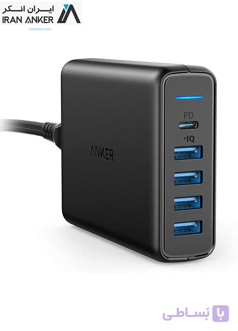 شارژر رومیزی انکر Anker USB C Wall Charger 5-Port 65W مدل A2056 — تصویر 1