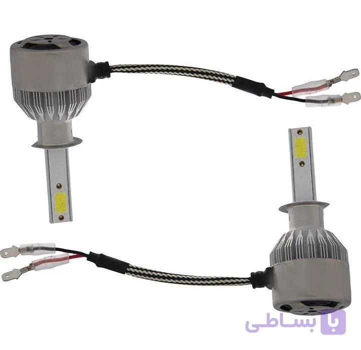 لامپ هدلایت خودرو مدل C6 H1 بسته دو عددی — تصویر 1