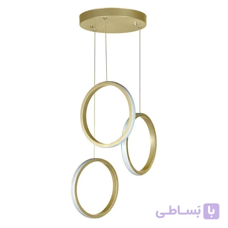 لوستر مدرن مدل سه شعله دایره