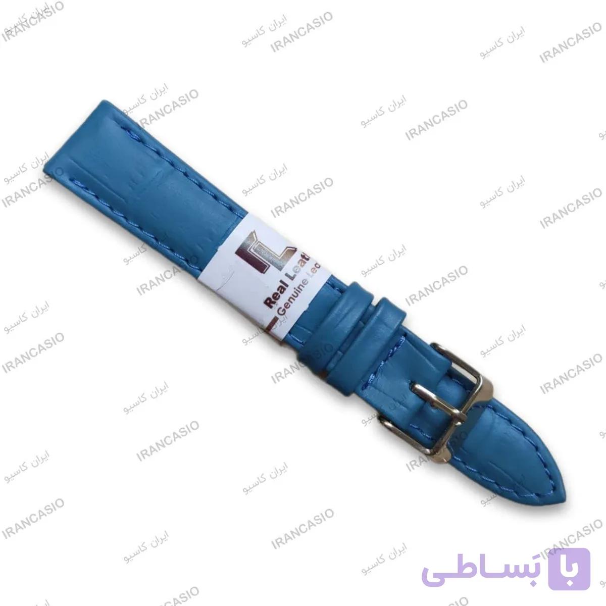 بند چرم خردلی رئال سایز 18 – شیک و باکیفیت — تصویر 1