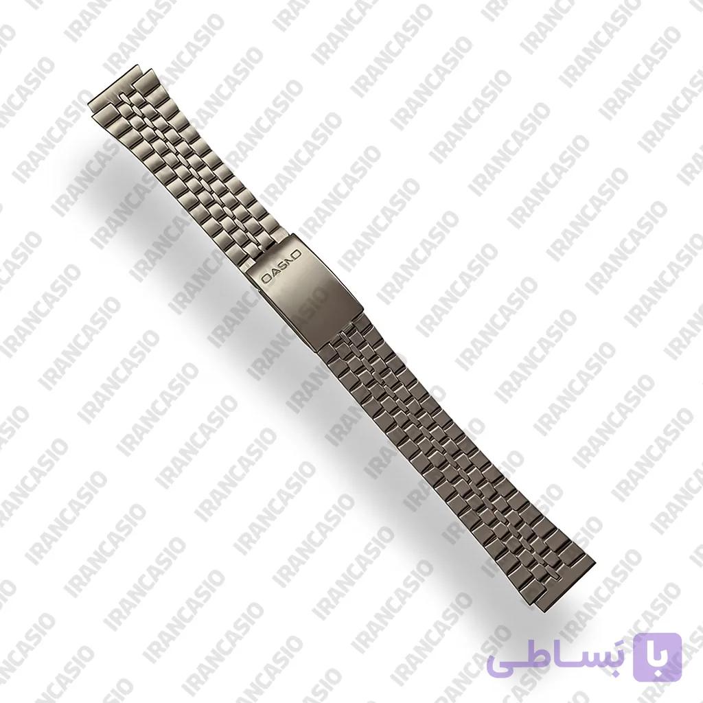 بند فلزی ساعت کاسیو استیل نقره‌ای سایز ۱۸