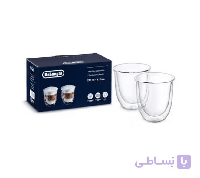 ست ۲ عددی لیوان کاپوچینو دلونگی DLSC311