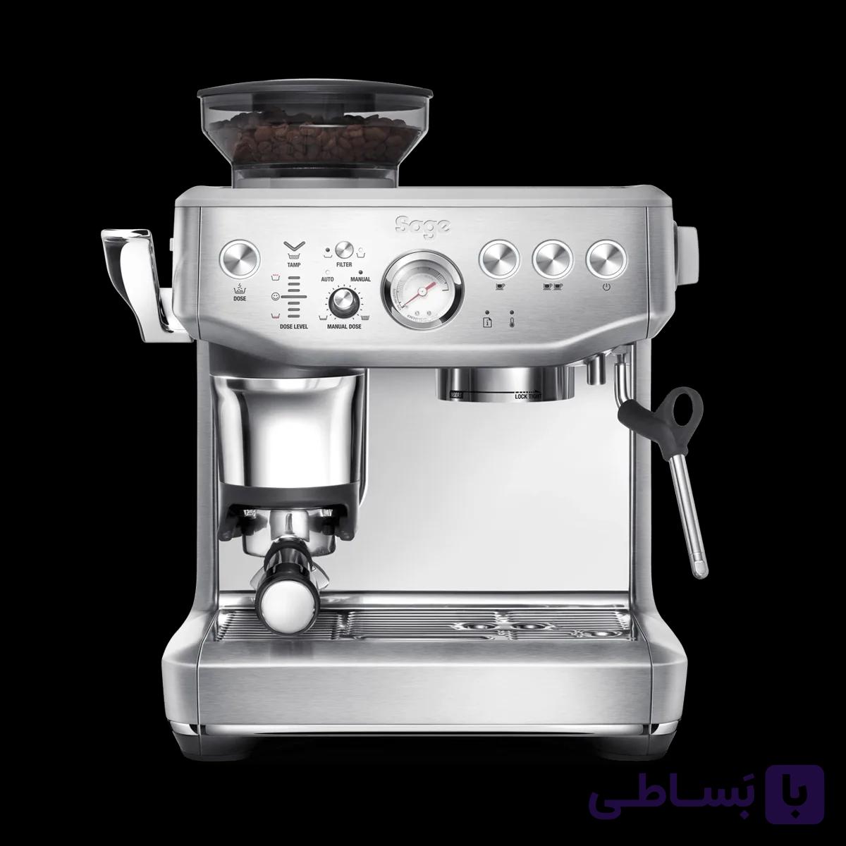 اسپرسو ساز سیج مدل SES876BSS سیلور — تصویر 1