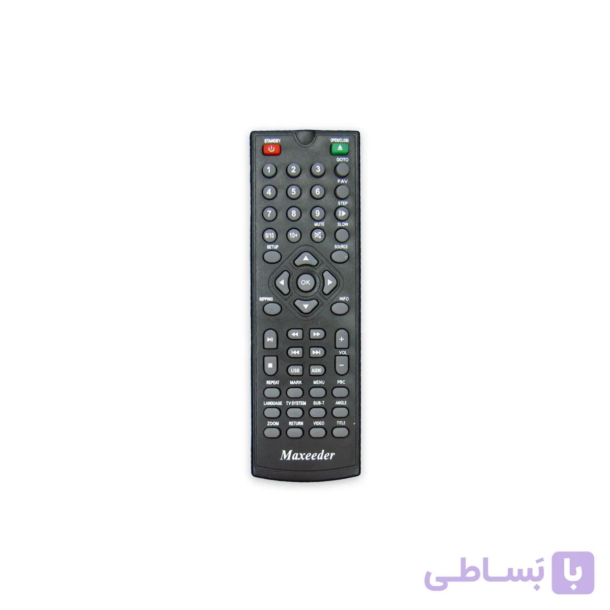 کنترل دی وی دی DVD مکسیدر MAXEEDER جدید