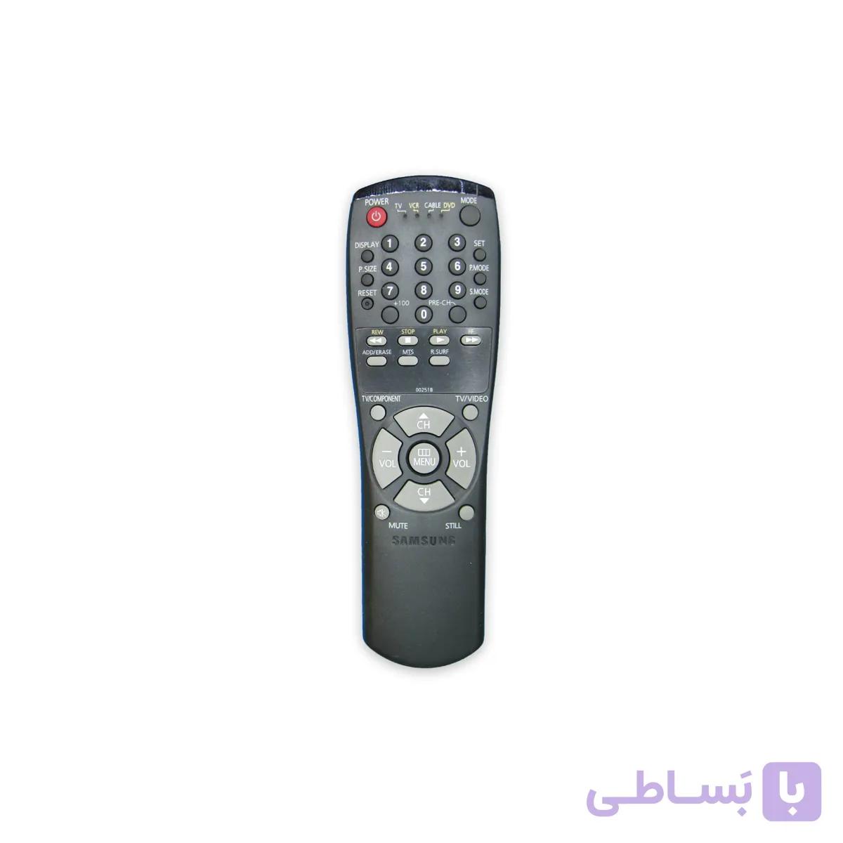 کنترل دی وی دی سامسونگ SAMSUNG DVD ضبطی همه کاره اصلی طرح 124A