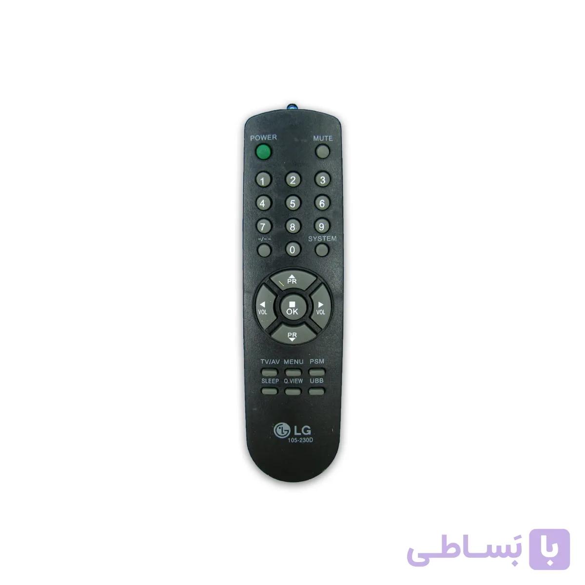 کنترل تلویزیون ال جی مدل 105-230D