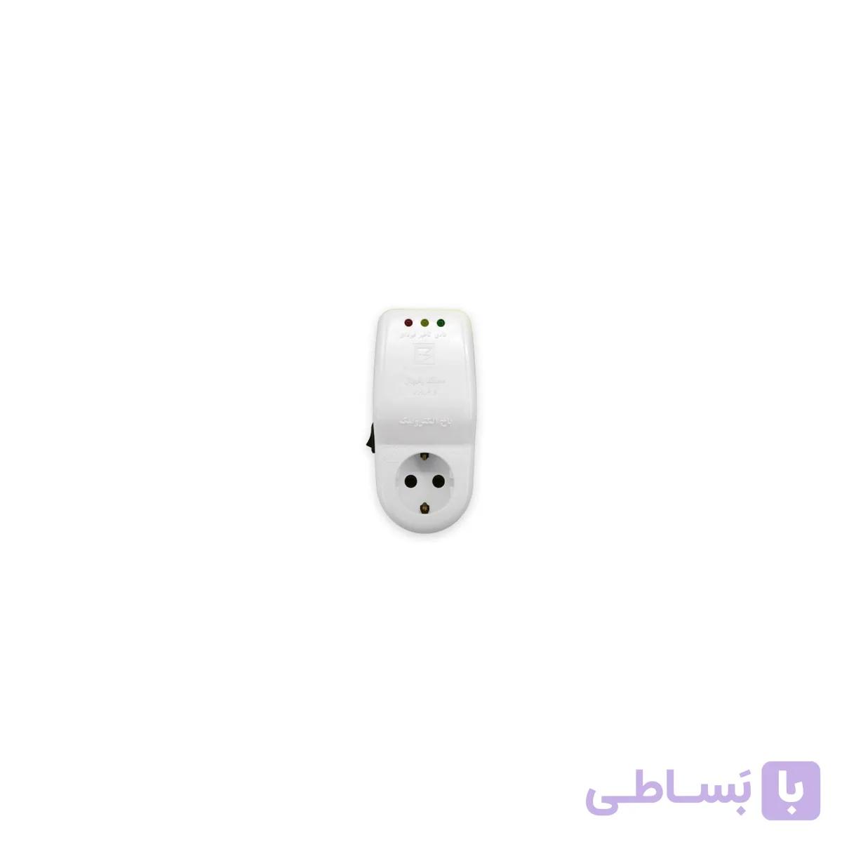 محافظ برق دو خانه بدون سیم 10 آمپر باخ الکترونیک مخصوص یخچال، فریزر و ساید — تصویر 1
