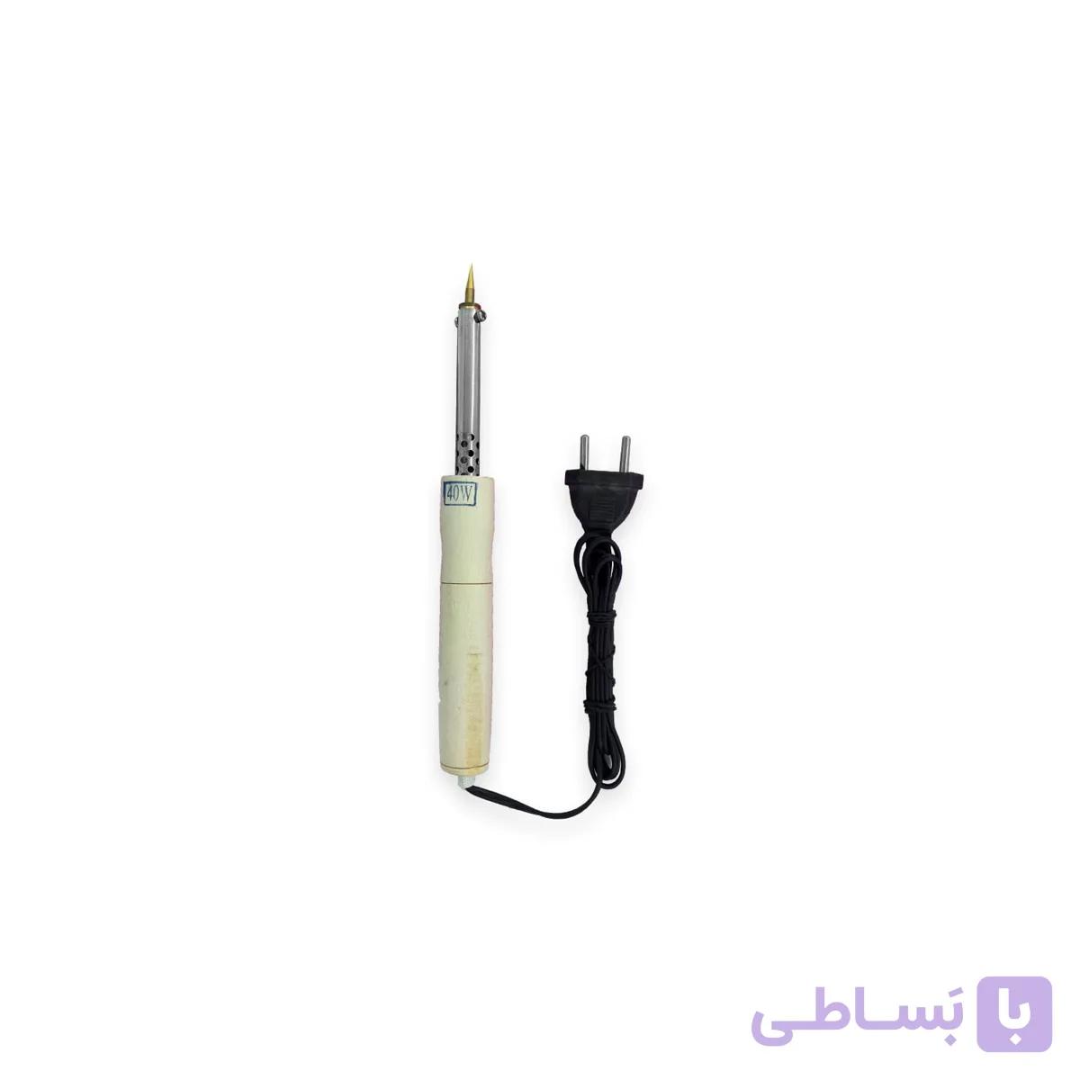 هویه 40 وات دسته چوبی کرم رنگ HARARAT