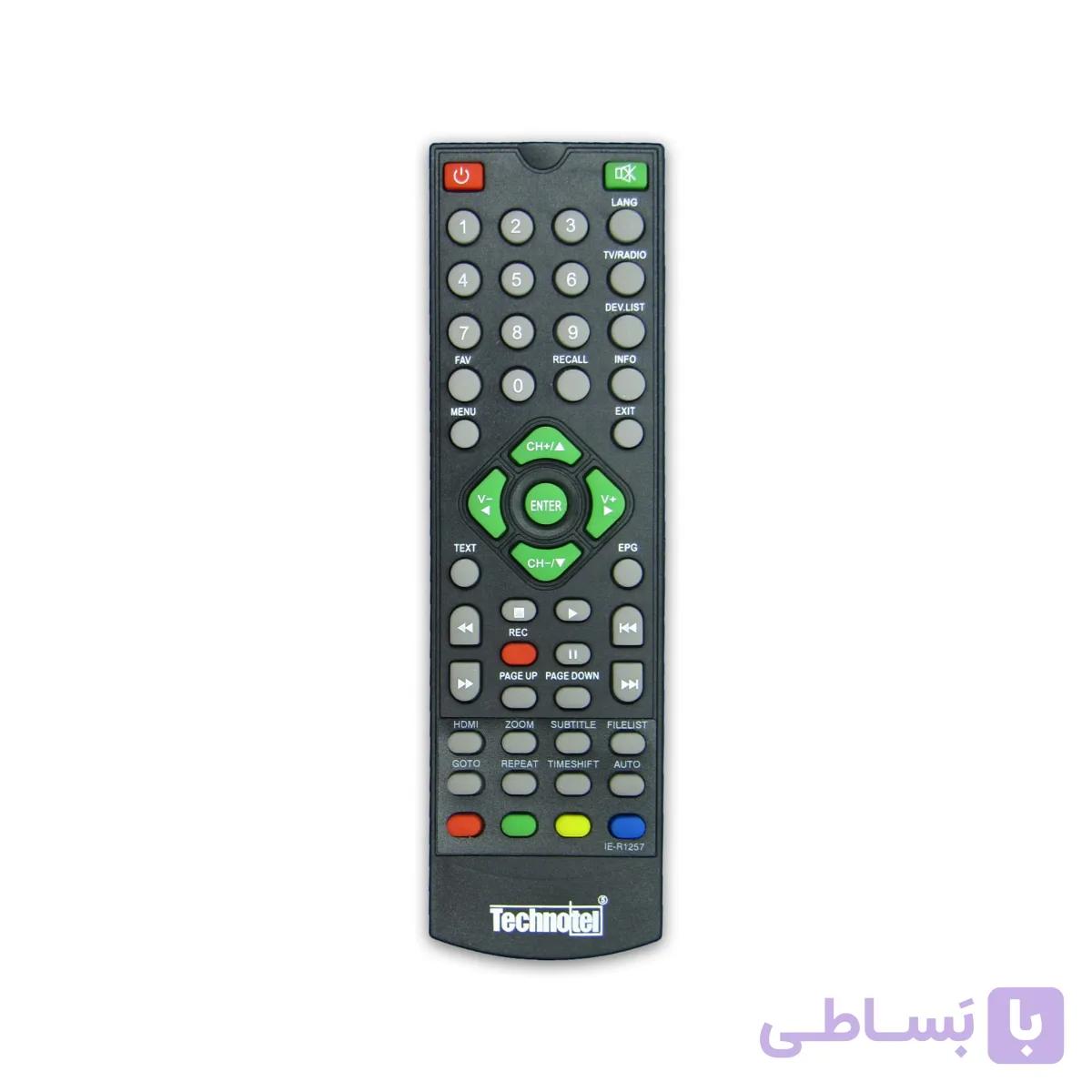 کنترل گیرنده دیجیتال تکنوتل Technotel مدل IE-R1257