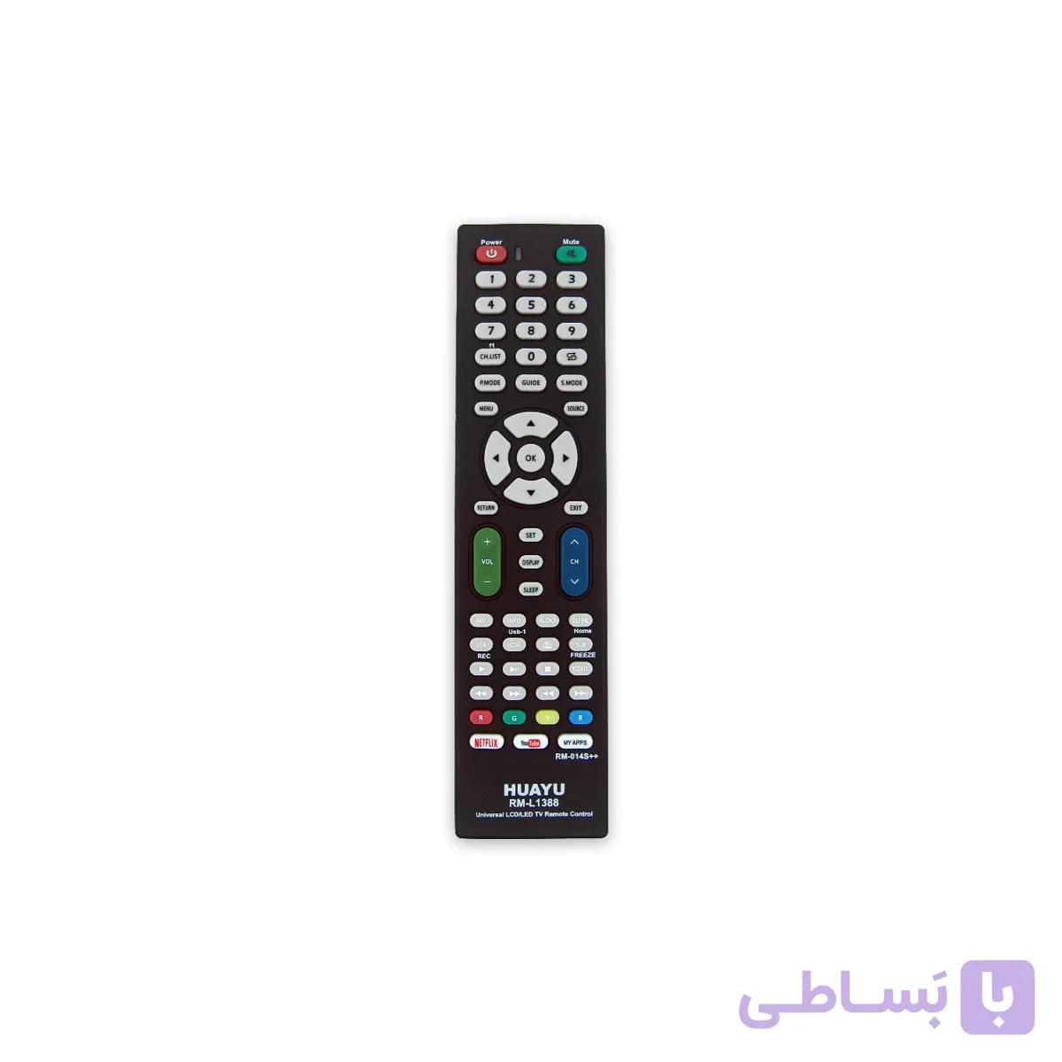 کنترل همه کاره تلویزیون ال ای دی و ال سی دی مدل RM-L1388(RM-014S++)