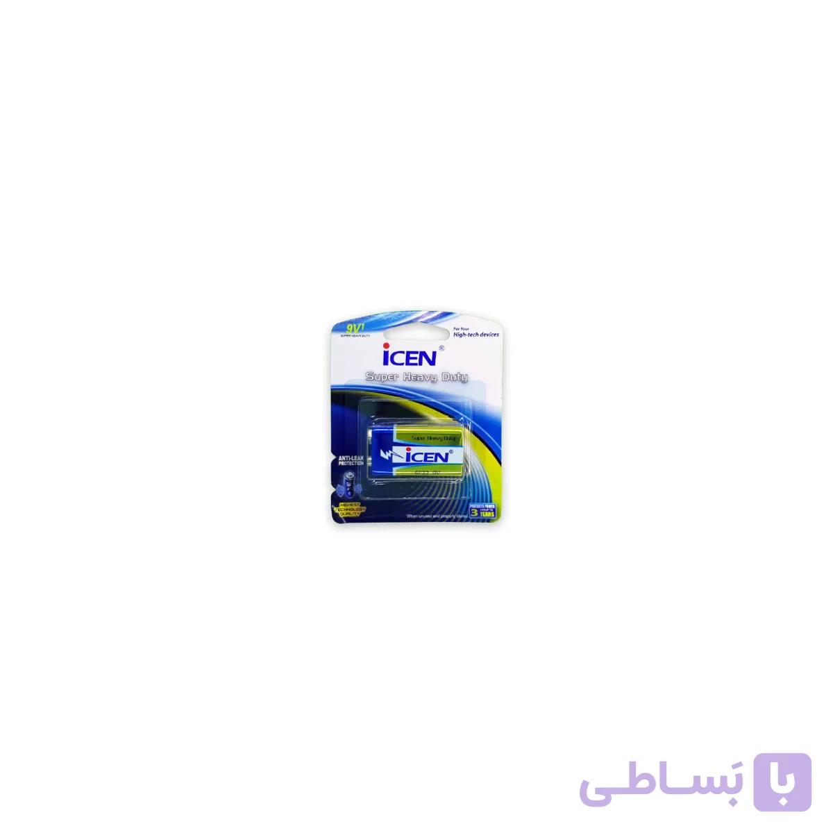 باتری 9 ولت کتابی آی سن icen