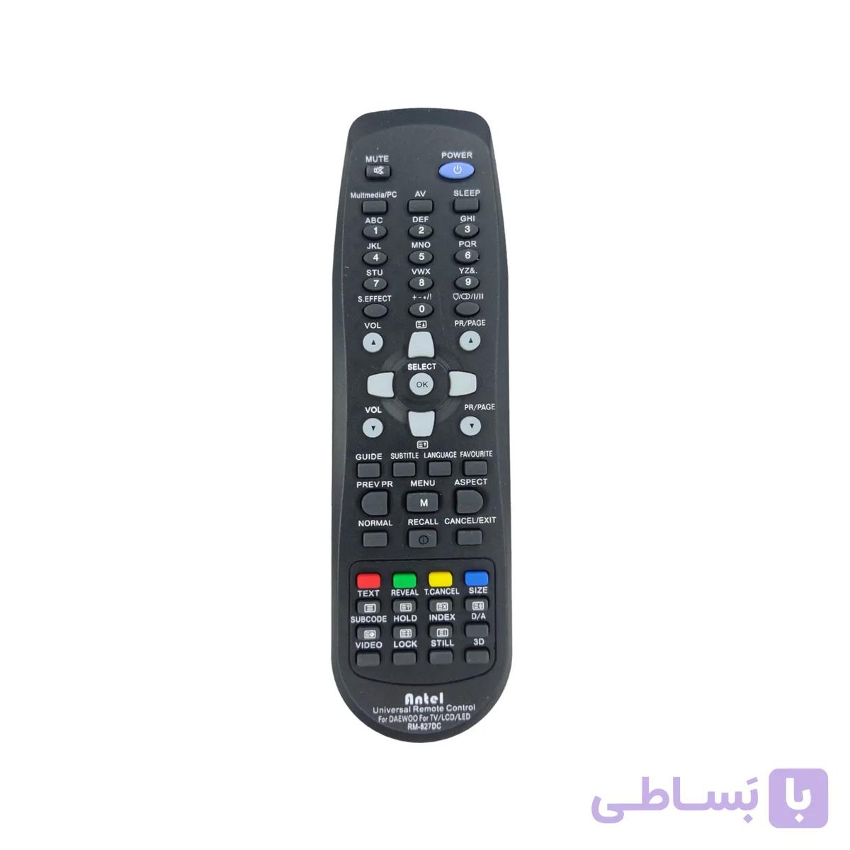 کنترل همه کاره تلویزیون ال ای دی و ال سی دی دوو Daewoo مدل RM-827DC — تصویر 1