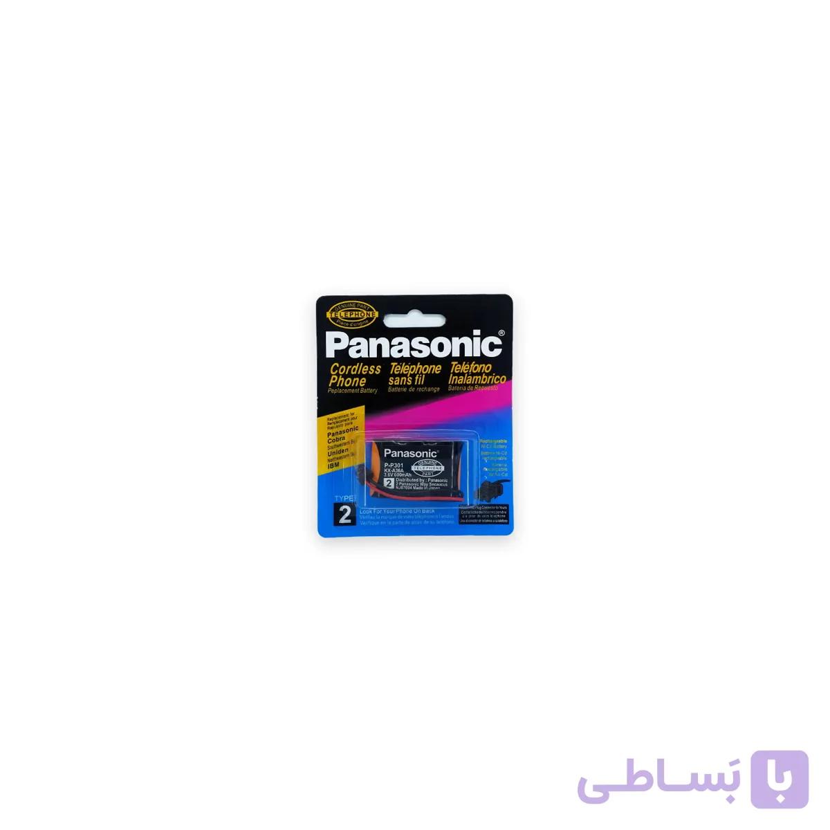 باطری شارژی تلفن بی سیم پاناسونیک PANASONIC اصلی مدل P301