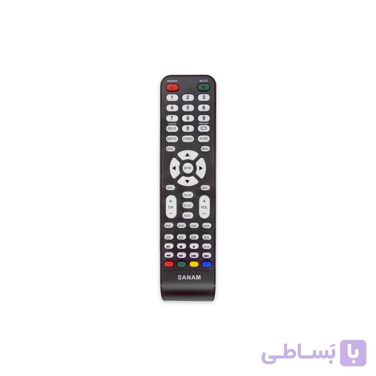 کنترل تلویزیون ال ای دی صنام طرح مارشال 2212 SANAM LED