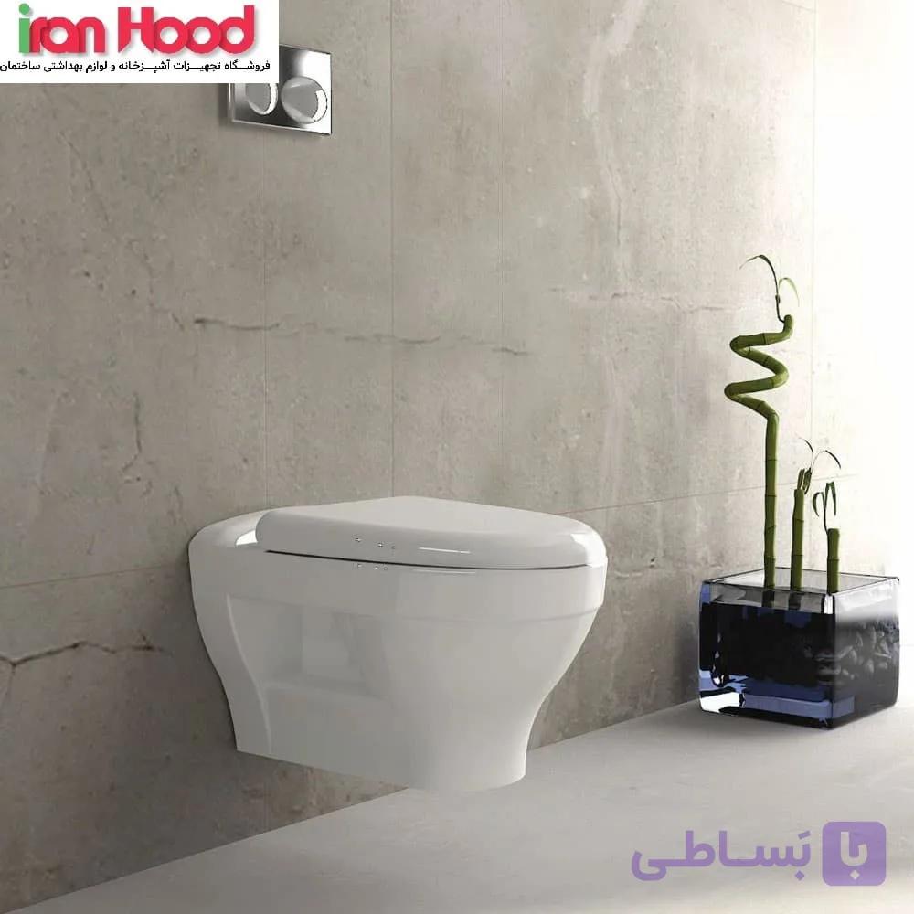 توالت فرنگی وال هنگ گلسار مدل کلین — تصویر 1