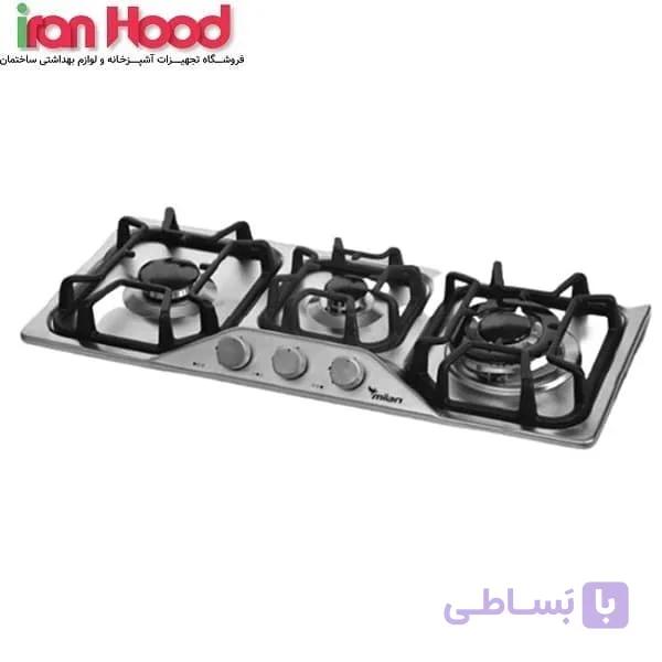 اجاق گاز صفحه ای میلان مدل S15 — تصویر 1
