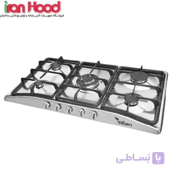 اجاق گاز صفحه ای میلان مدل S1 — تصویر 1