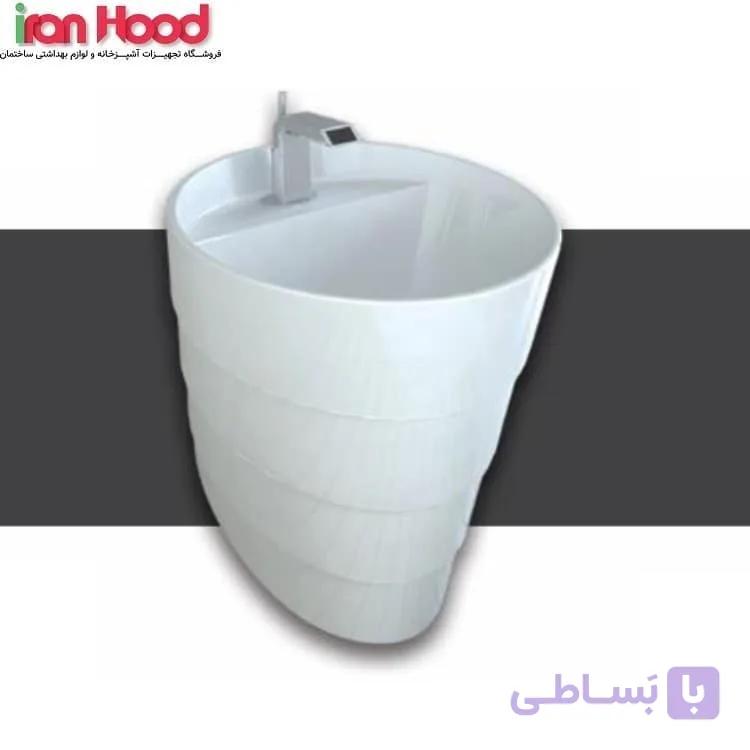 روشویی نیم پایه (وال هنگ) گلسار مدل وینر — تصویر 1