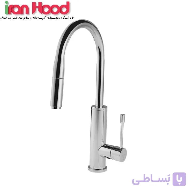 شیر ظرفشویی شاوری شوان مدل دانوب مشکی (ارسال رایگان) — تصویر 1