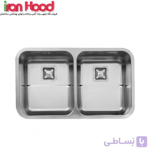 سینک زیر کابینتی استیل البرز مدل 935 — تصویر 1