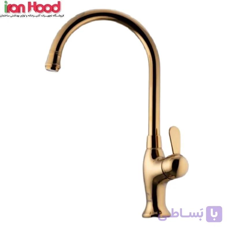 شیر روشویی درخشان مدل هوکا طلامات