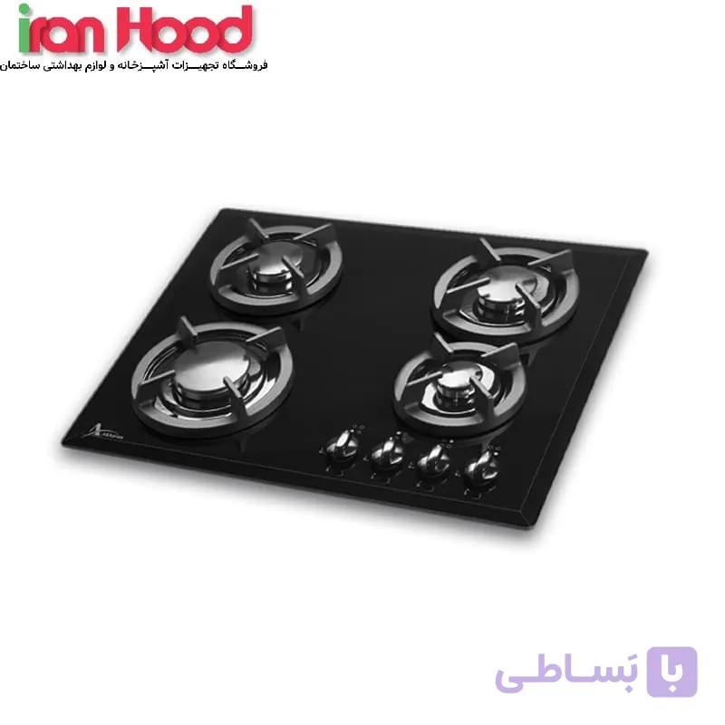 اجاق گاز شیشه ای اخوان مدل Gi4 — تصویر 1