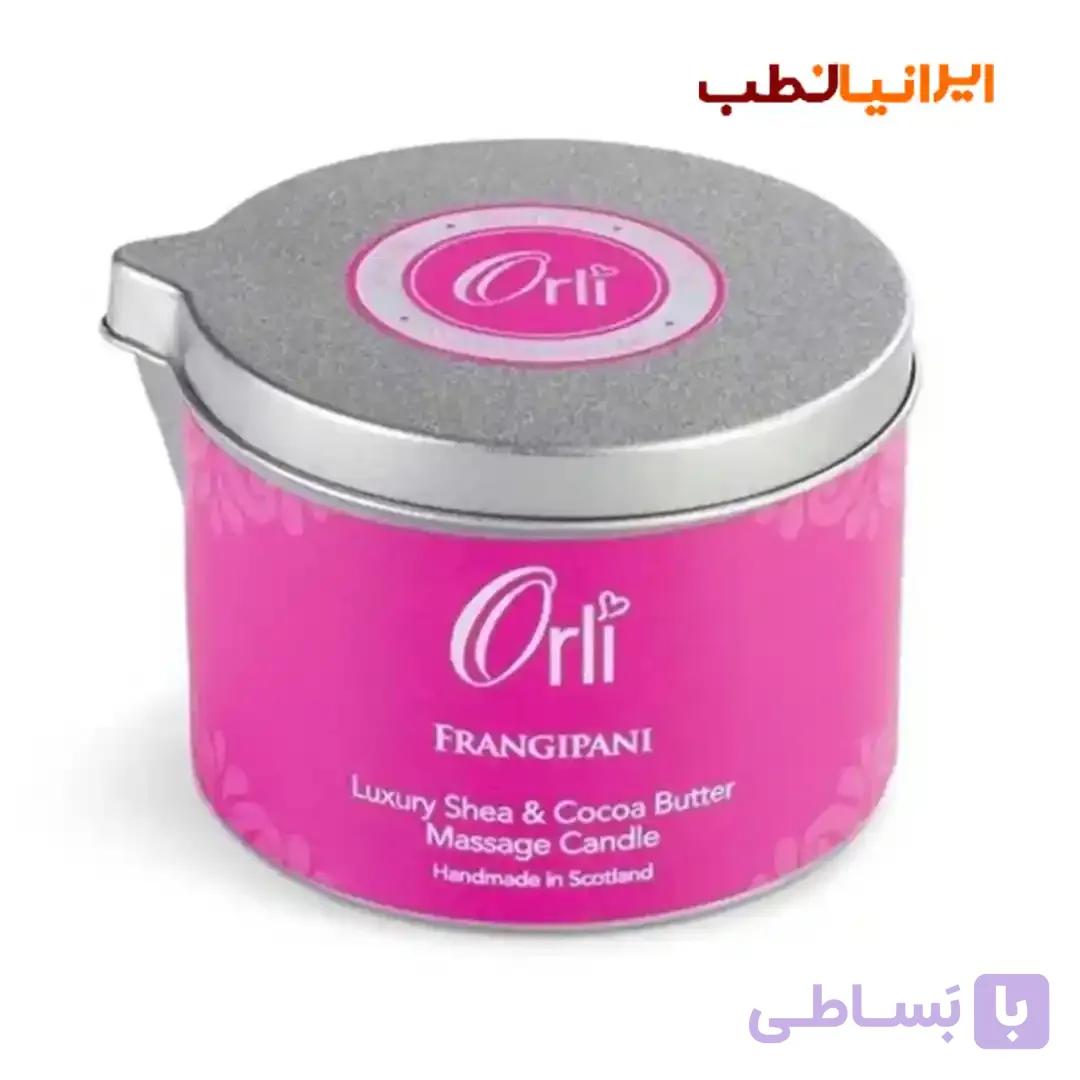 شمع ماساژ بدن اورلی بوته یاسمن Orli Frangipani 160g