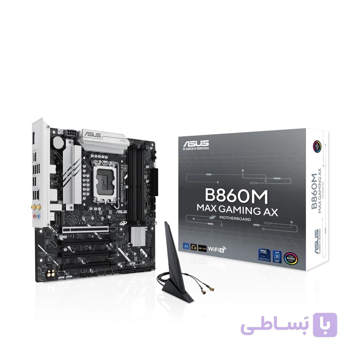 مادربرد مدل B860M Max Gaming AX ASUS ایسوس