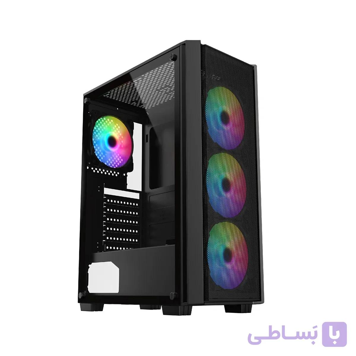 کیس کامپیوتر HUNTKEY L200-19 MESH — تصویر 1