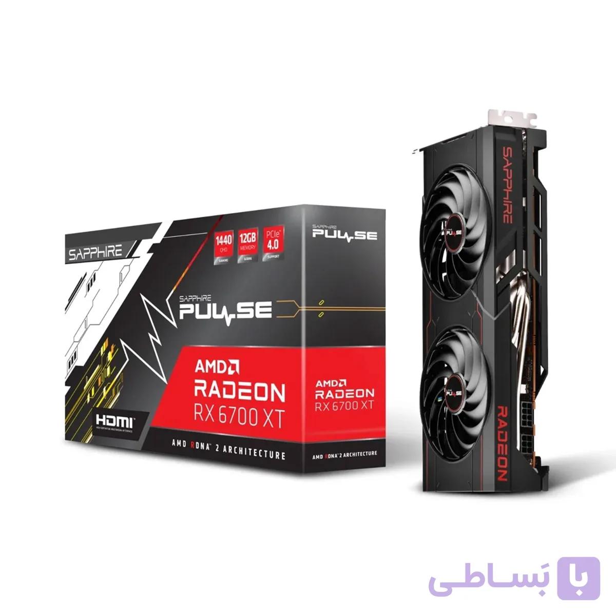 کارت گرافیک SAPPHIRE RX6700XT PULSE 12GB ( در حد نو ) — تصویر 1