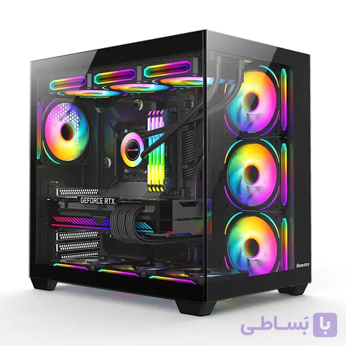 کیس کامپیوتر HUNTKEY S980 PLUS White — تصویر 1