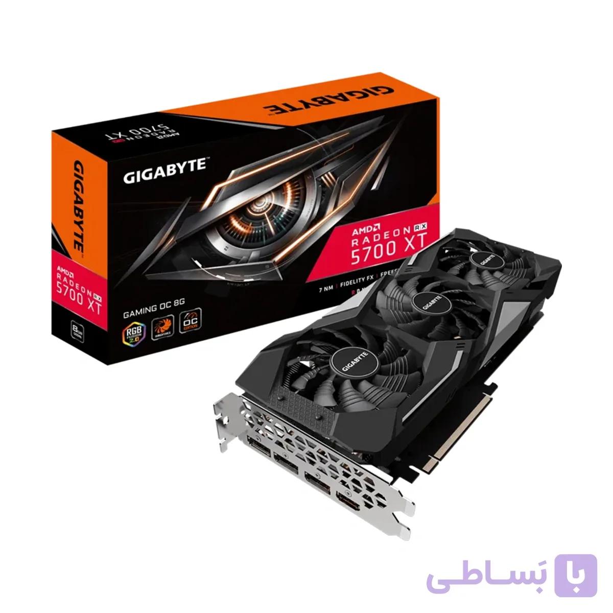 کارت گرافیک GIGABYTE RX 5700 XT GAMING OC 8GB ( در حد نو ) — تصویر 1