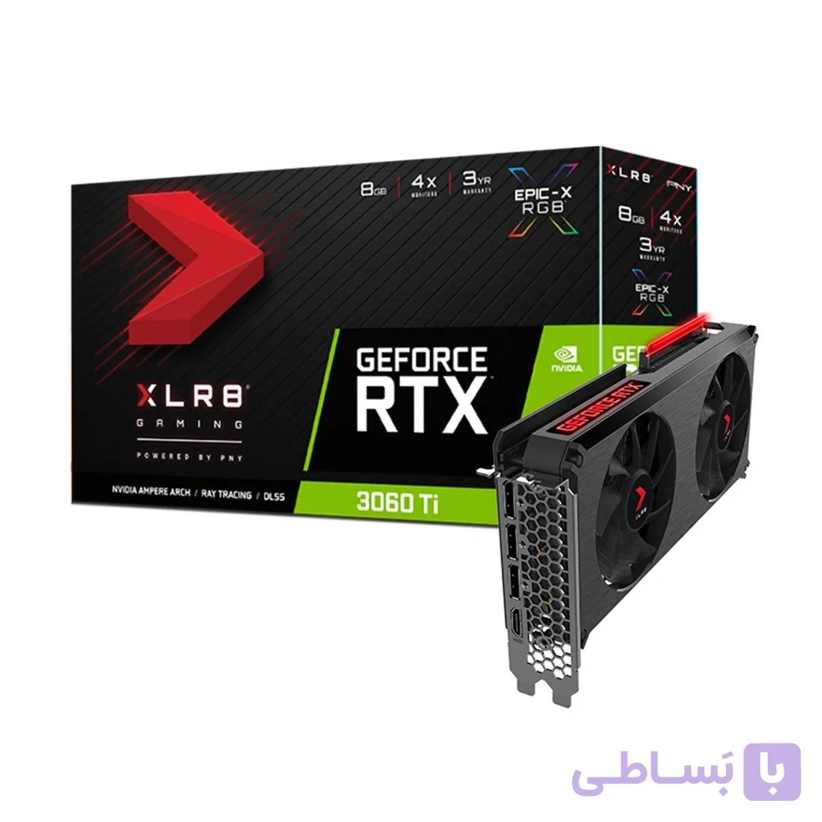 کارت گرافیک PNY RTX 3060 Ti REVEL EPIC-X XLR8 8GB ( در حد نو ) — تصویر 1