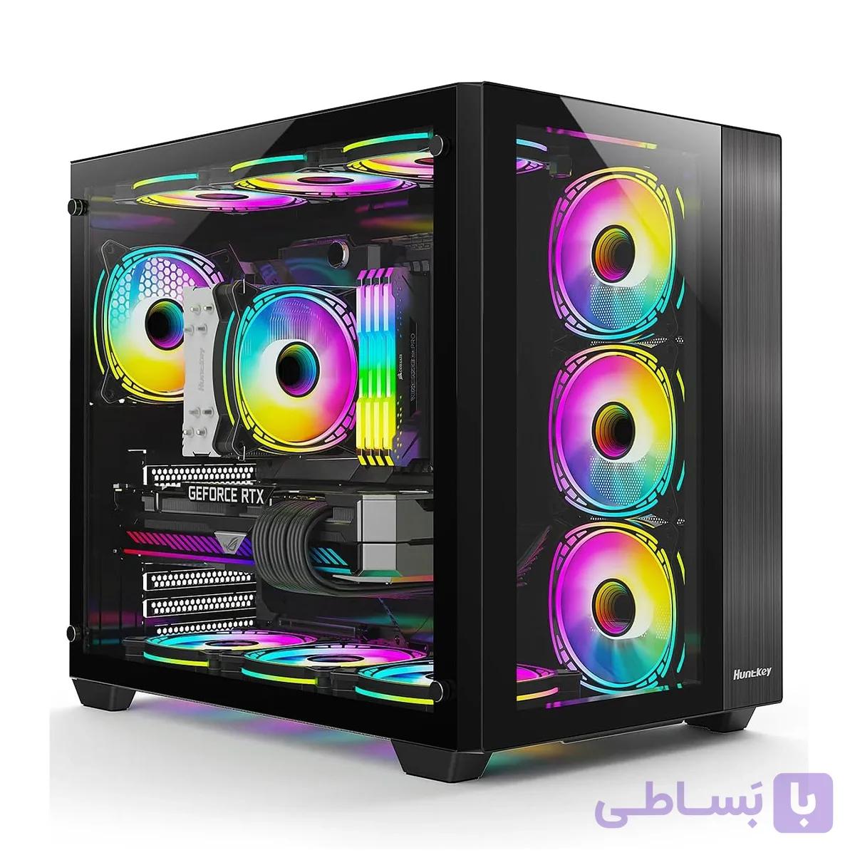 کیس کامپیوتر HUNTKEY S980 White — تصویر 1