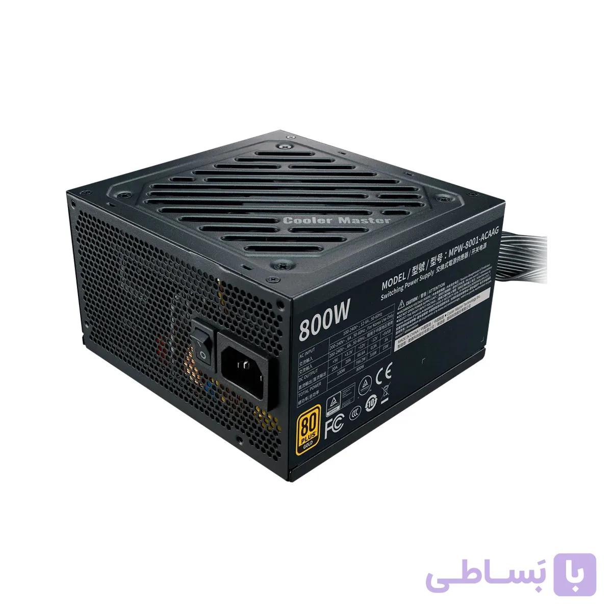 منبع تغذیه COOLER MASTER 750 Gold ( در حد نو ) — تصویر 1