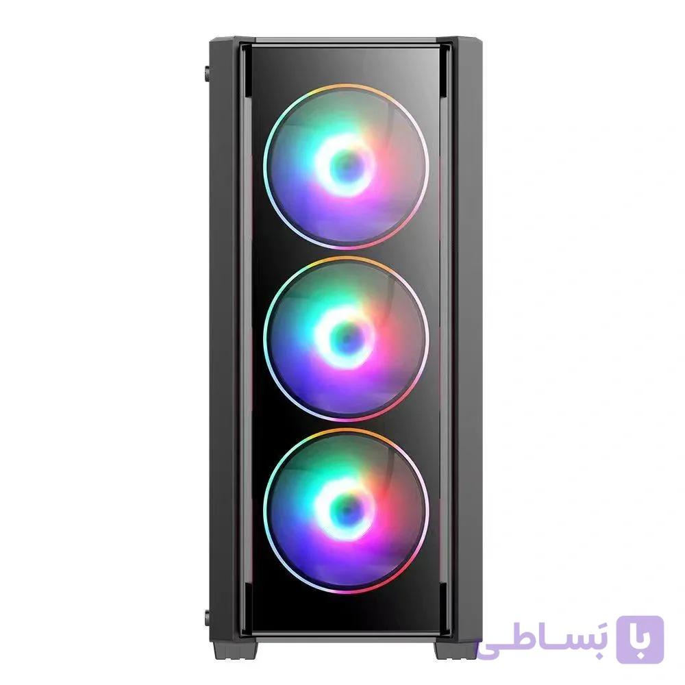 کیس کامپیوتر HUNTKEY L200-19 GLASS — تصویر 1